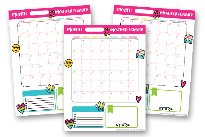 Habit Tracker Planner - Monthly Planner