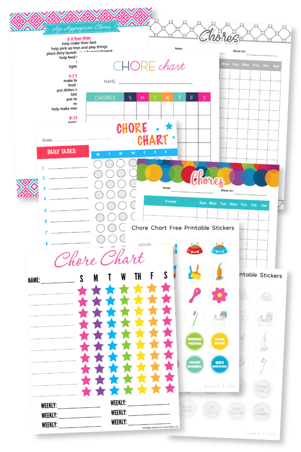 Printable Chore Charts-01