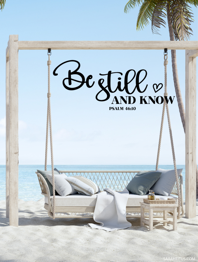 Be Still and Know-Ipad