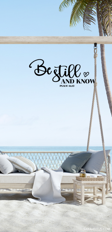 Be Still and Know-Phone
