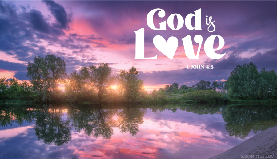 God is Love Wallpaper-Pinterest Cover