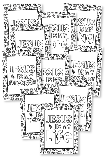 Jesus is My Life Coloring-01