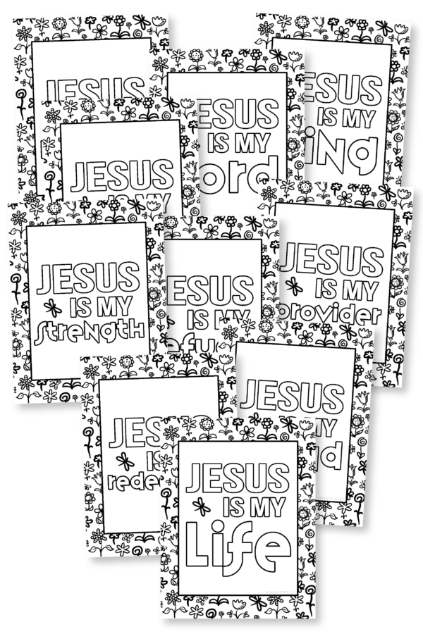 Jesus is My Life Coloring-01