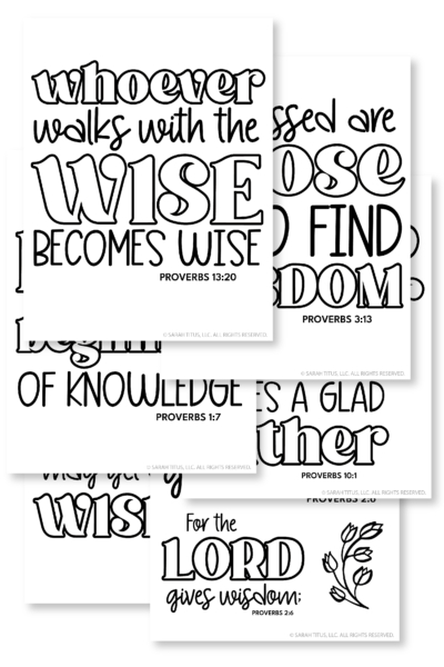 Wisdom Printable Sheets-01