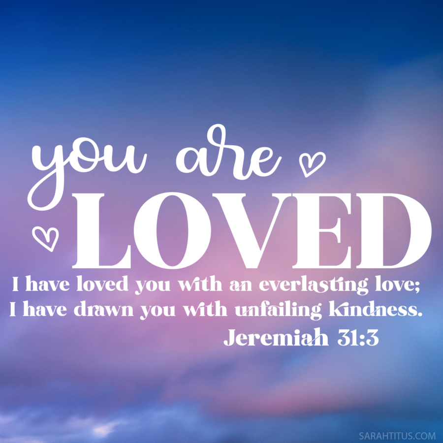 You Are Loved Scripture Wallpaper-IG
