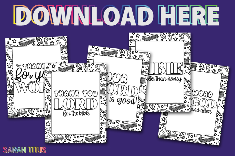 Bible Coloring Sheets Download