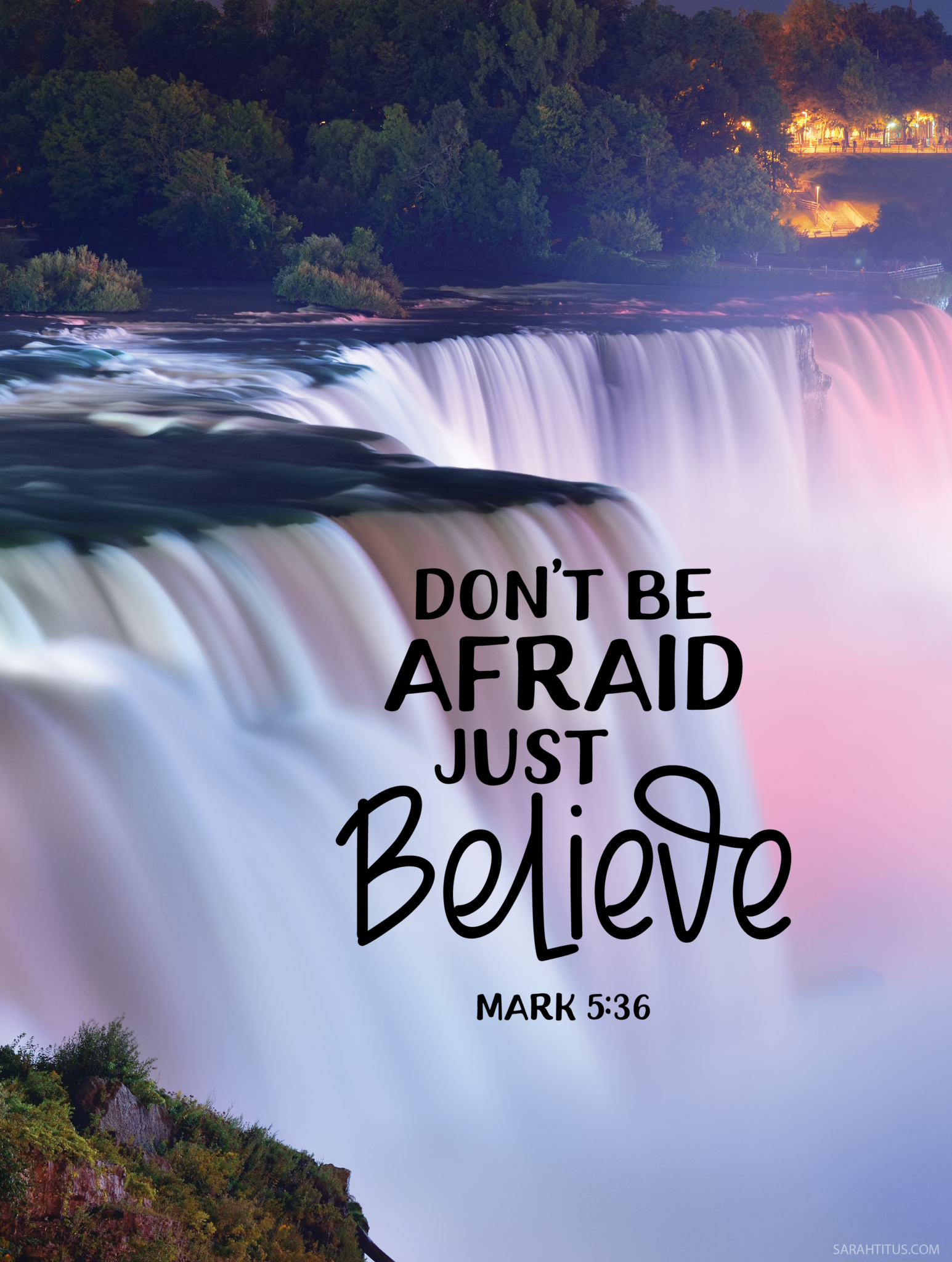Don't Be Afraid Wallpaper Sarah Titus