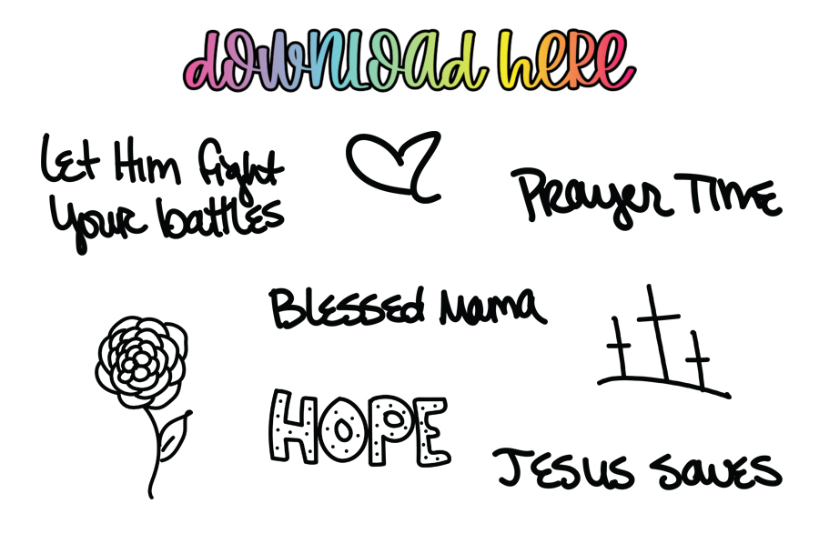 Free Christian Digital Stickers to Download