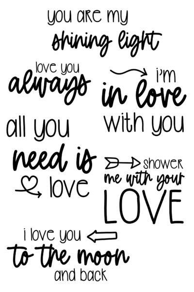 Free SVG Downloads – Cute ‘Love You Always’ Quotes-01