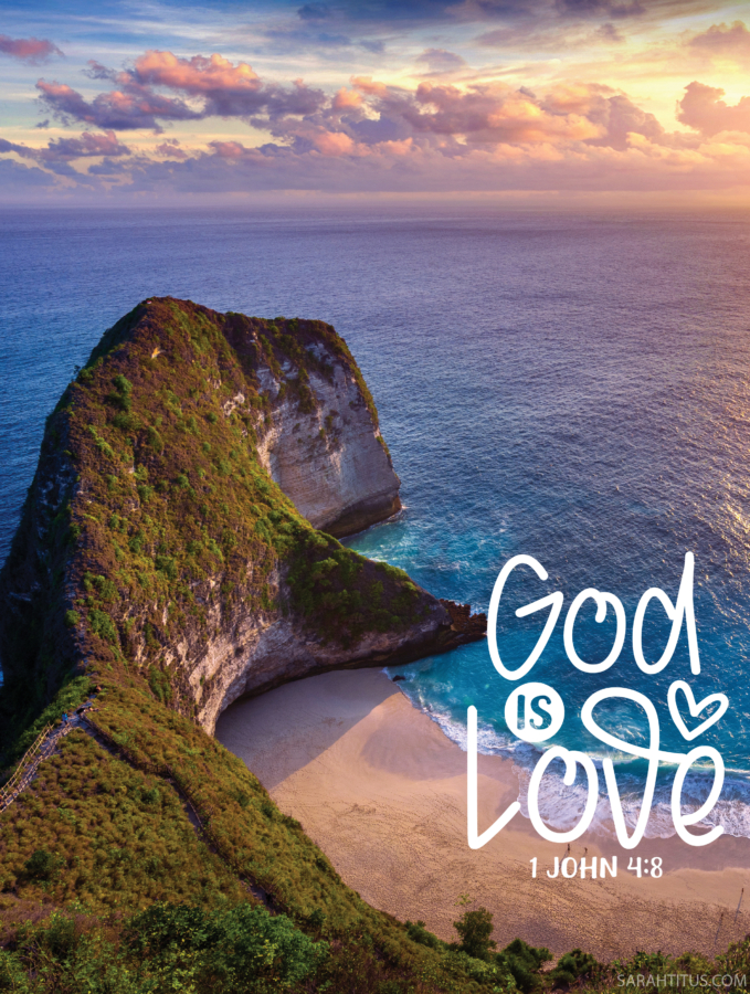 God is Love Wallpaper-iPad