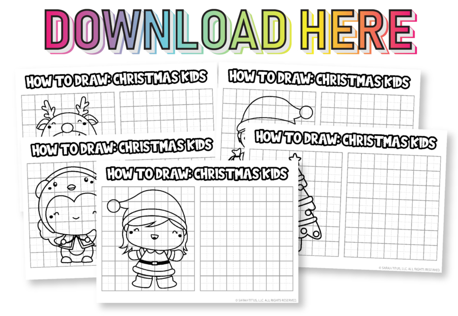 How to Draw Christmas Kids