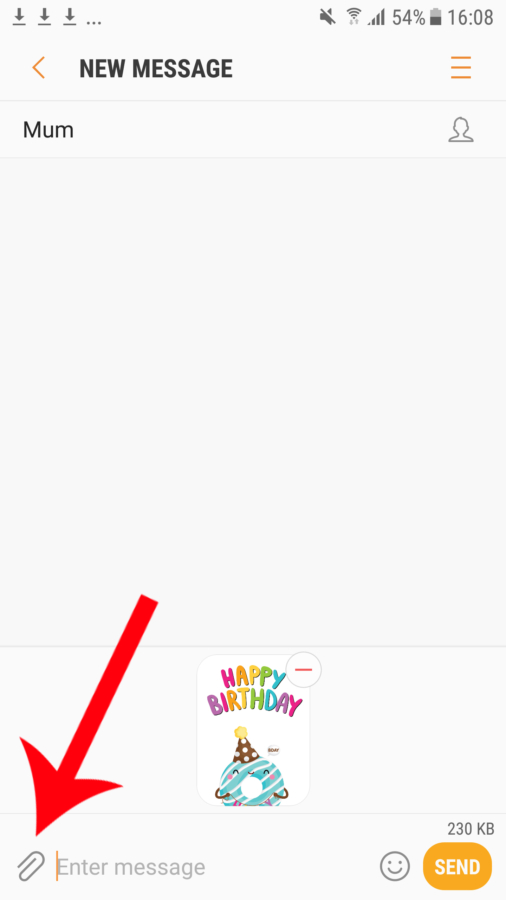 How to send a digital card through text