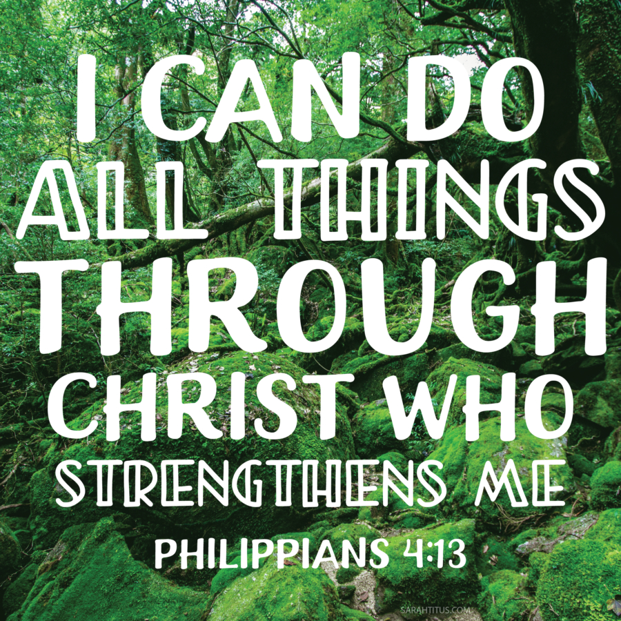 I Can Do All Things Through Christ Wallpaper-Instagram