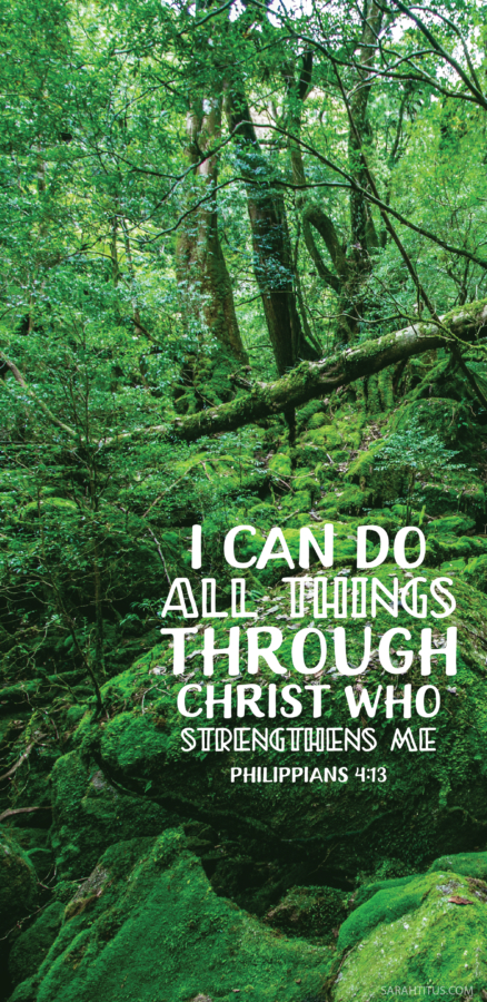 I Can Do All Things Through Christ Wallpaper-Phone