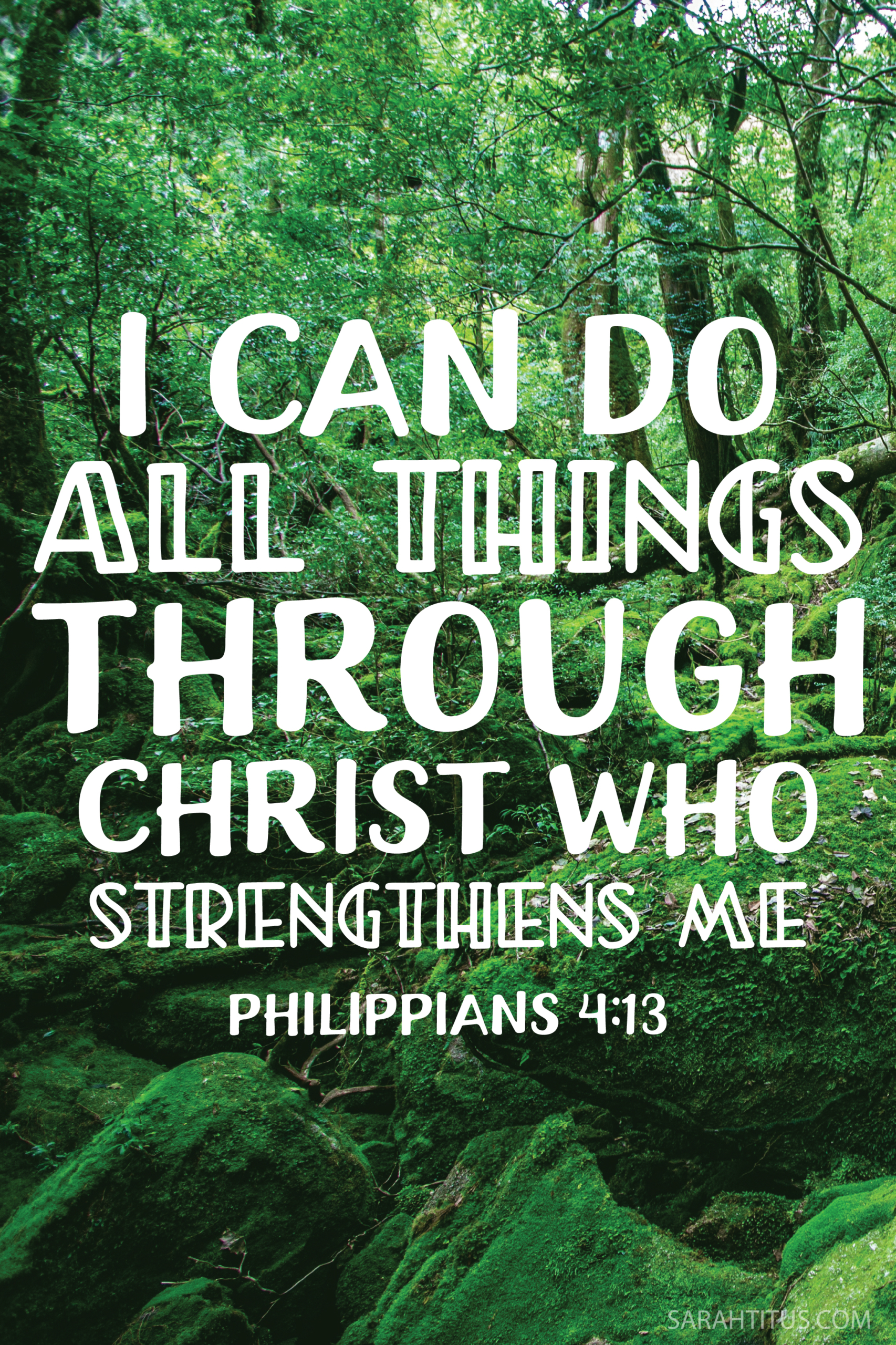 I Can Do All Things Through Christ Wallpaper