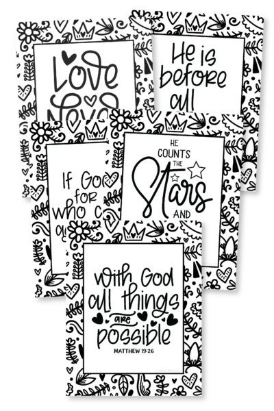 Love Never Fails Coloring Sheets-01
