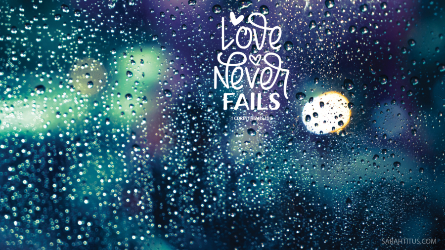 Love Never Fails Wallpaper-Desktop-Computer