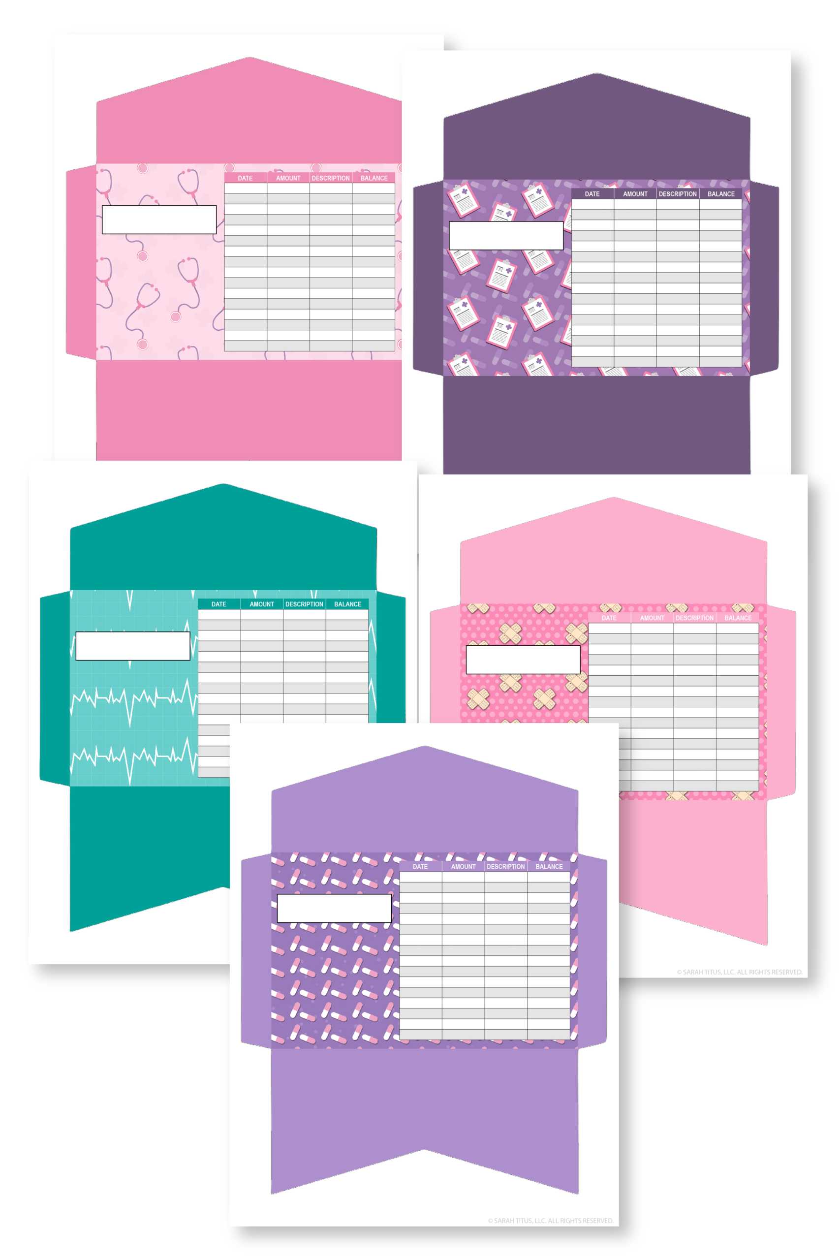 Medical Cash Envelopes-01