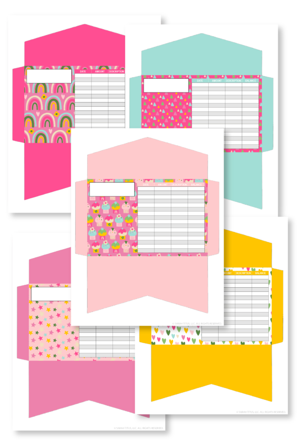 Rainbow Cupcake Cash Envelopes-01