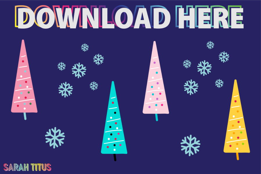 Snowy Christmas Digital Stickers