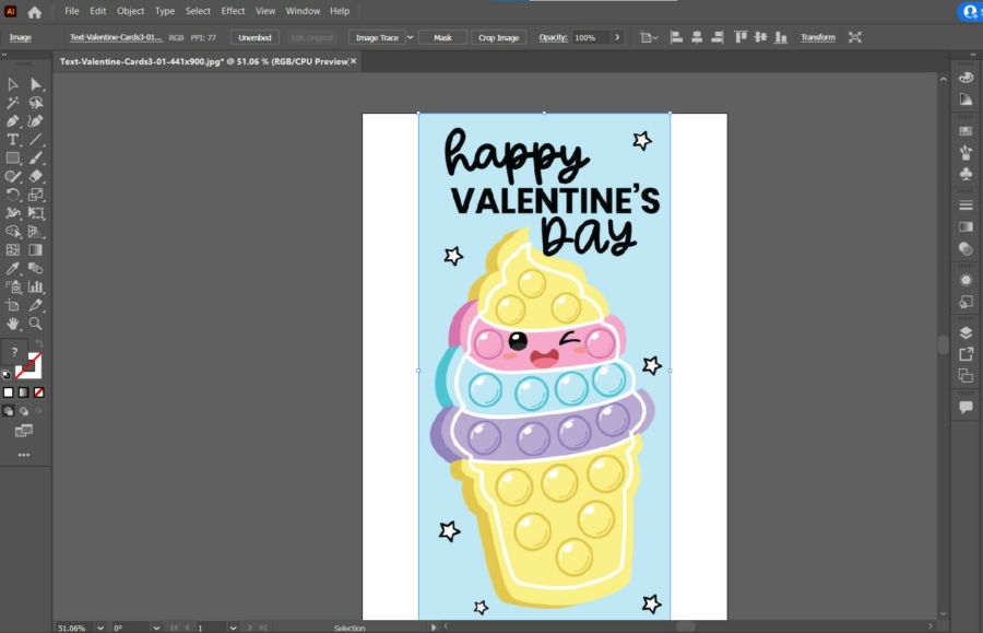 Text Cards Adobe Illustrator