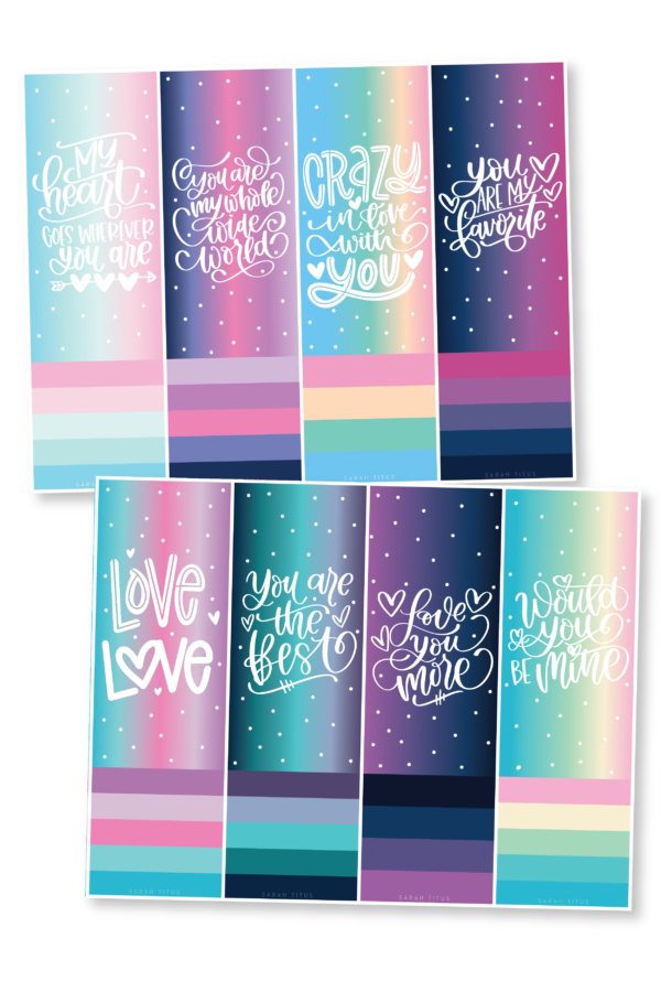 Valentine's Day Bookmarks-01