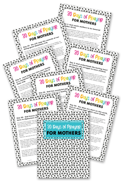 30 Days of Prayer for Mothers Binder