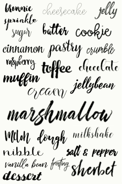 37 Hand Drawn Cursive Fonts