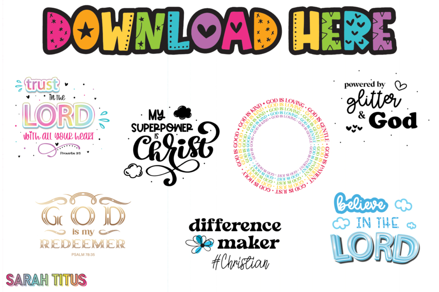 Christian Theme Digital Stickers