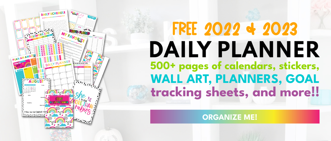Printable Student Planner {46 pages} - Sarah Titus