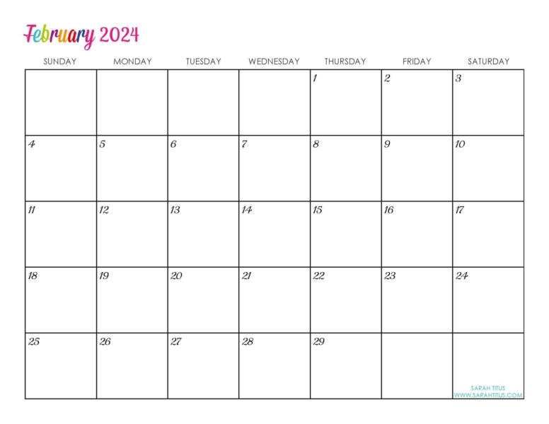 Custom Editable 2024 Free Printable Calendars - finansdirekt24.se