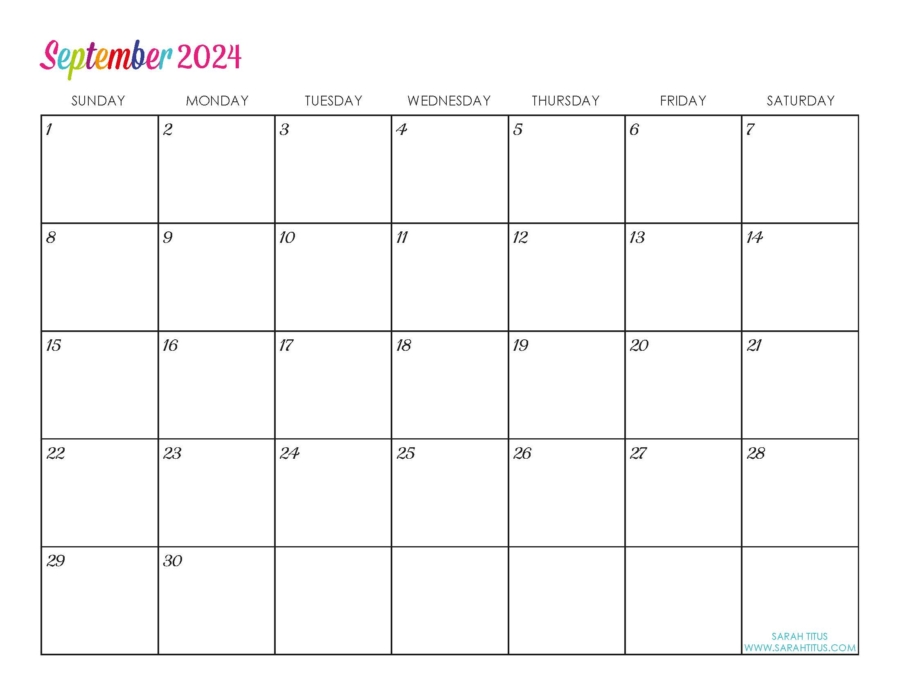 Customized Editable 2024 Free Printable Calendars My Blog