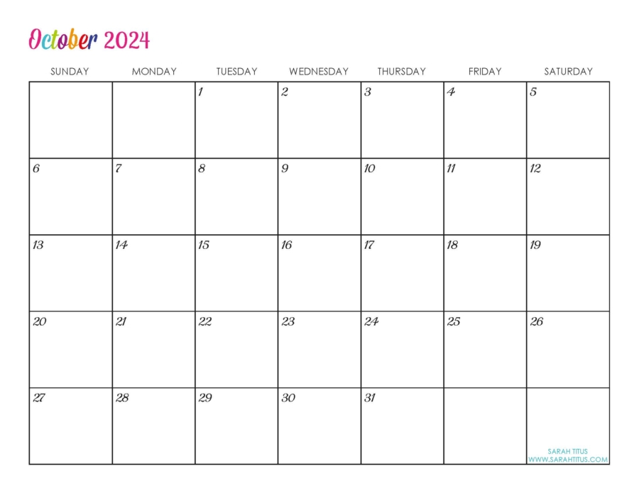 Customized Editable 2024 Free Printable Calendars My Blog