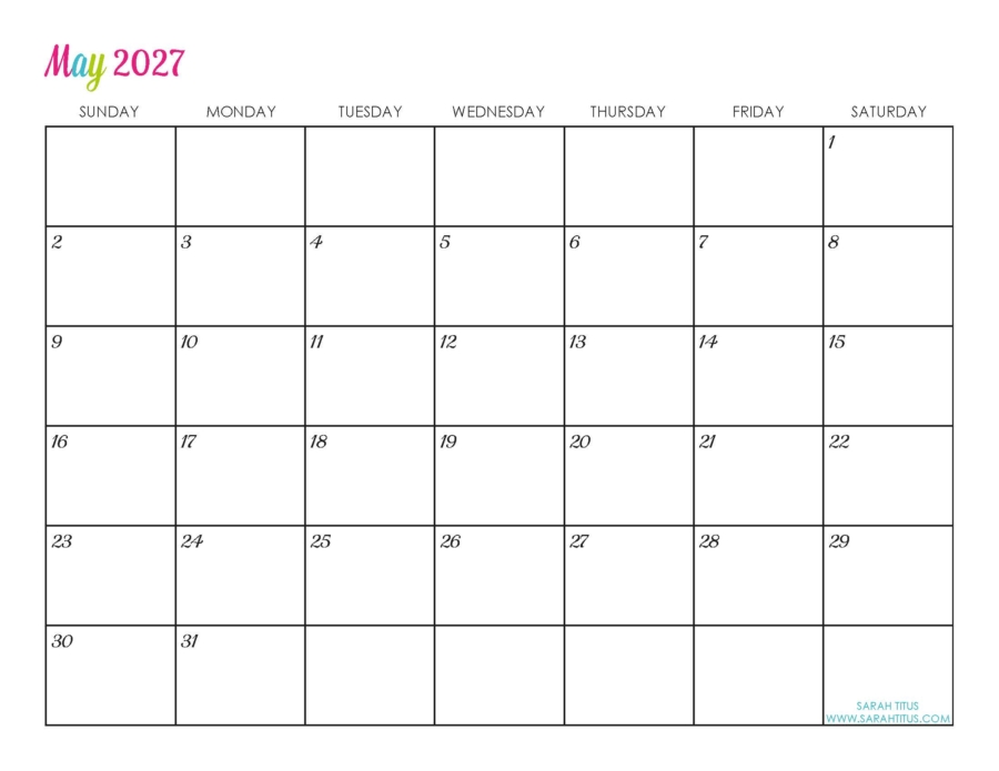 2027 Calendars