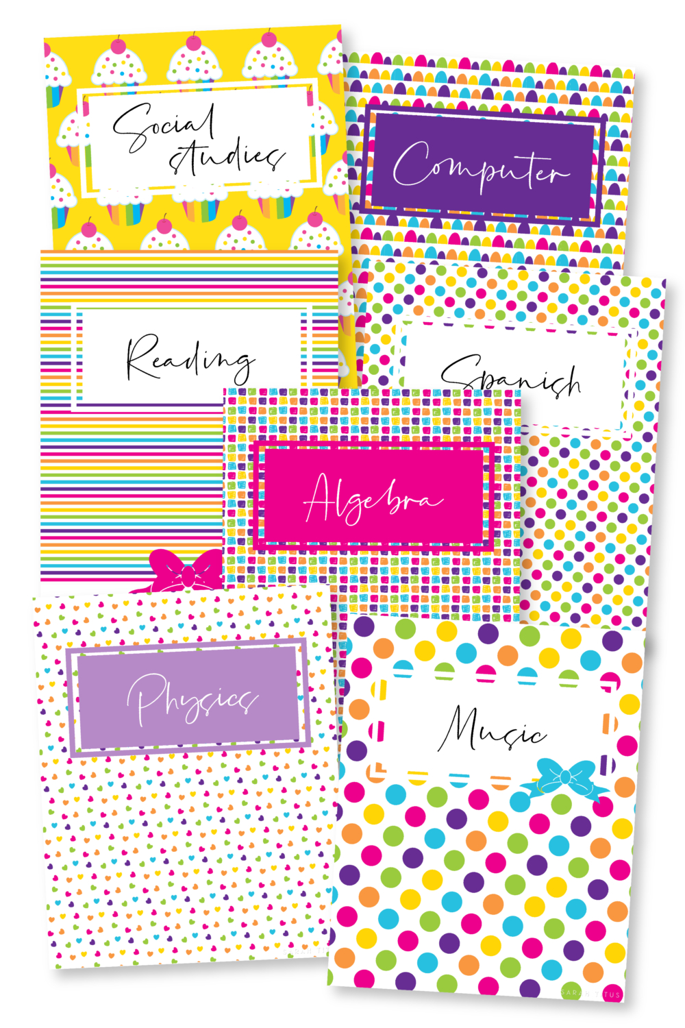 Binder Covers/Dividers Free Printables Sarah Titus workfromhome