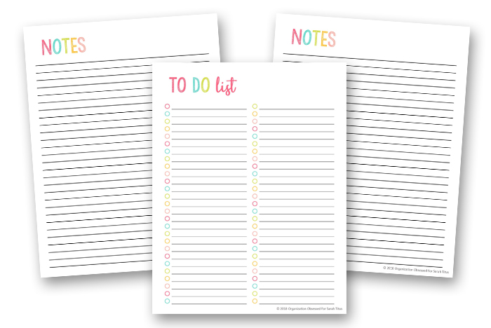 Student Planner - Notes & To Do List
