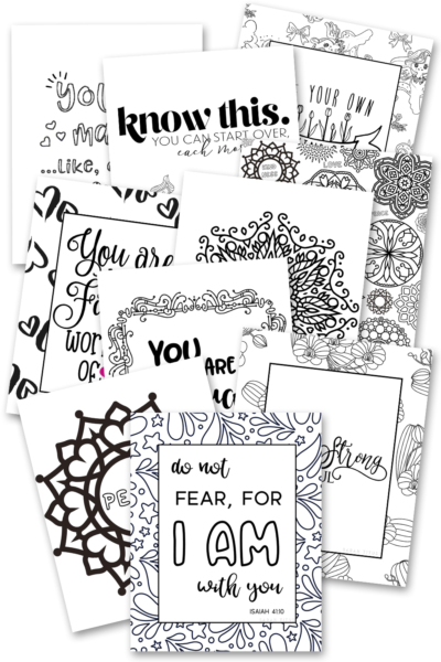 Coloring Book for Adults Free Printables {Clean}