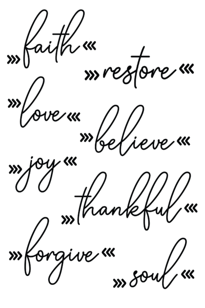 Cool Arrow SVG Files With Faith-Based Words-01