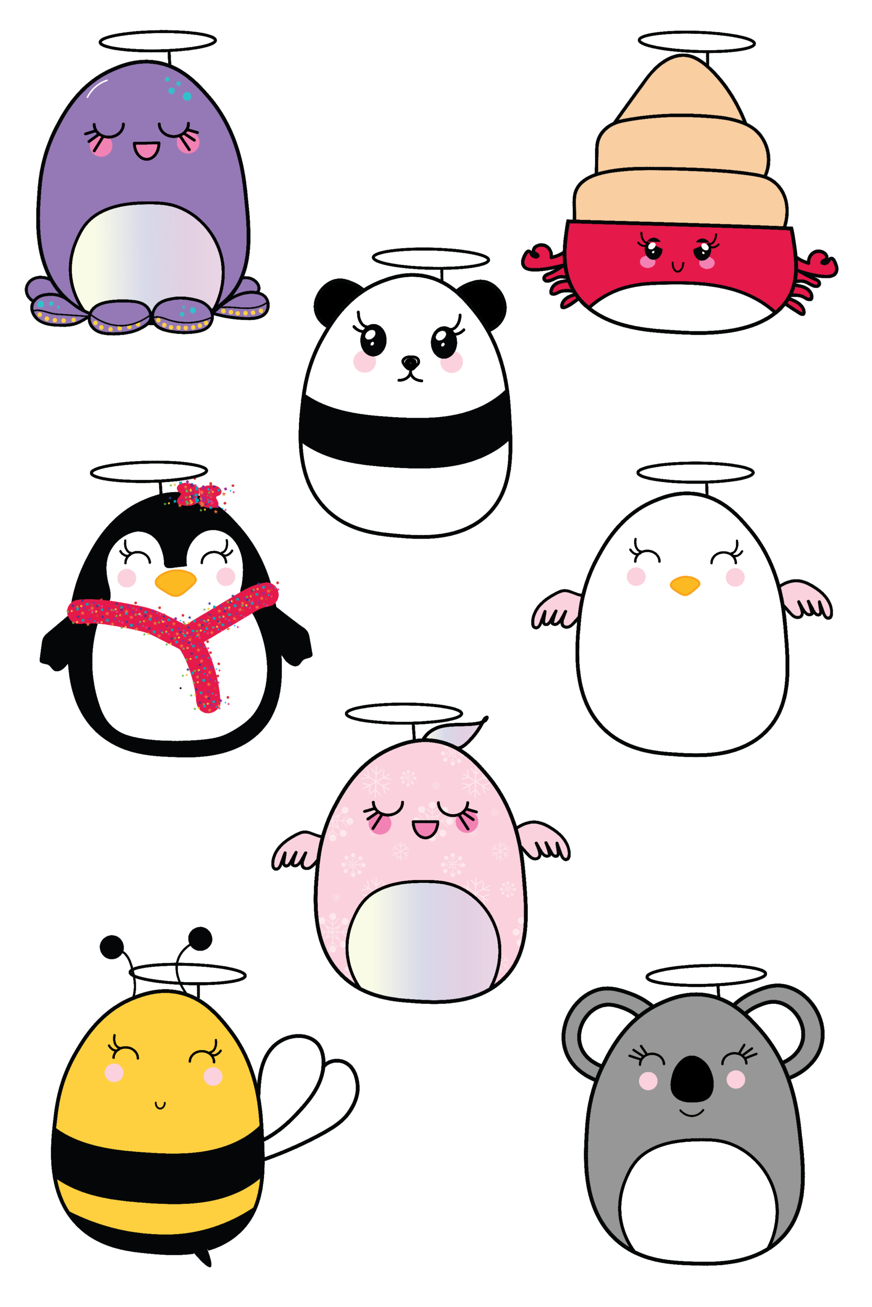 Cute Angel Animal Images-01