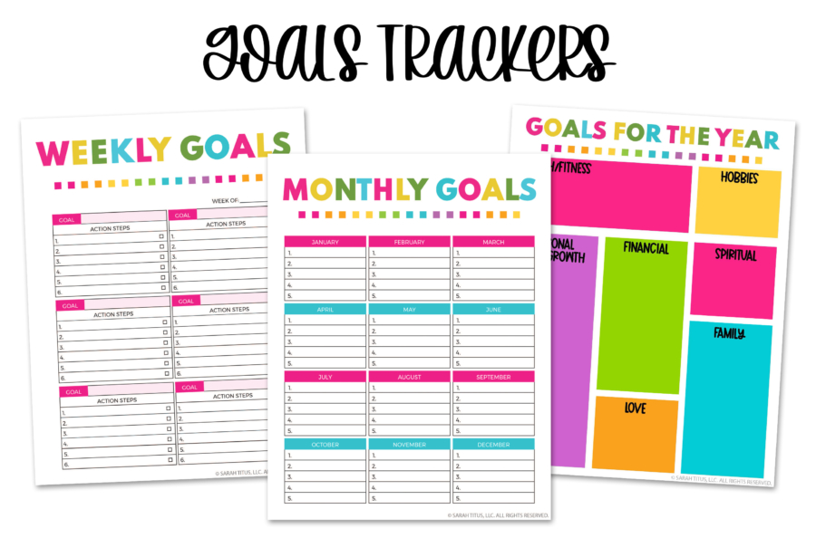 Daily Planner - Goals Trackers