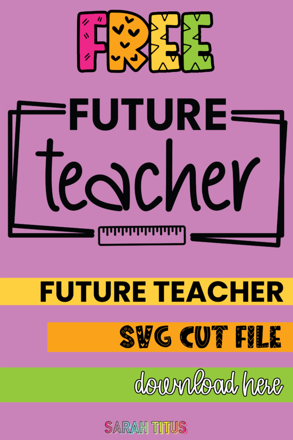 Future Teacher SVG