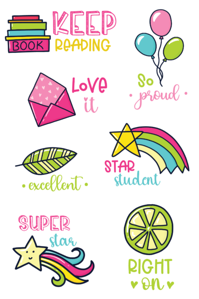 40 Super Cute Digital Teacher Stickers-01