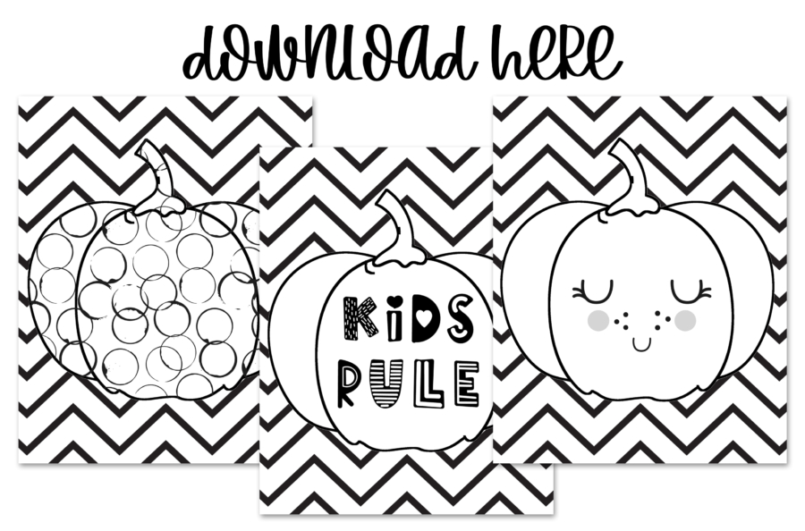 Cutest Pumpkin Coloring Sheets For Fall