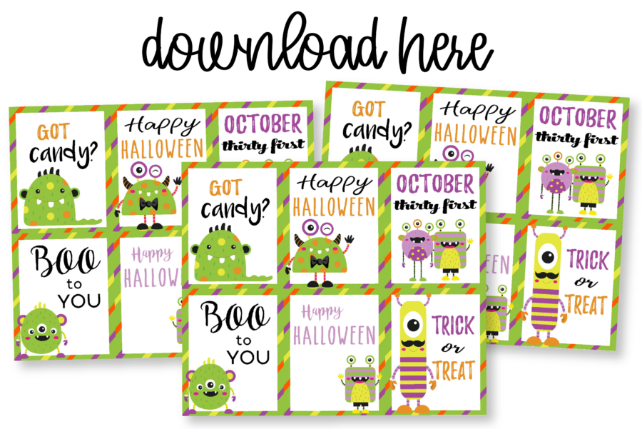 Halloween Free Printable Memory Cards