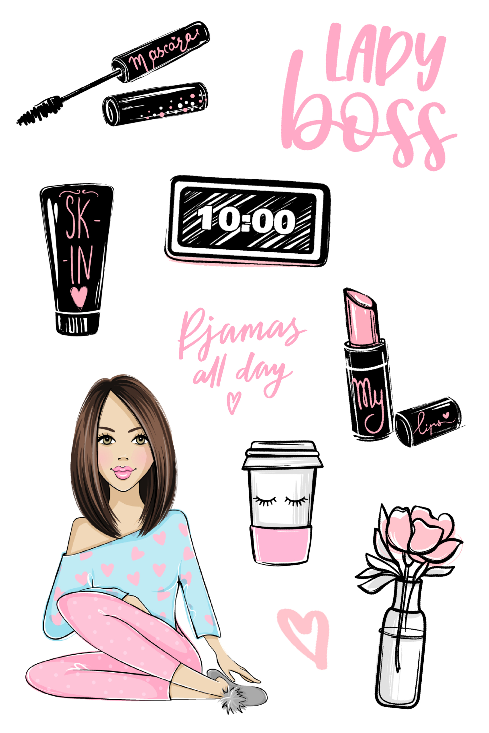 Mom Boss Digital Stickers-01