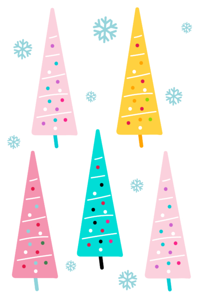 Snowy Christmas Digital Stickers-01