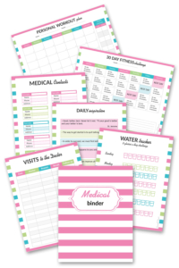 Medical Binder Printables - Sarah Titus