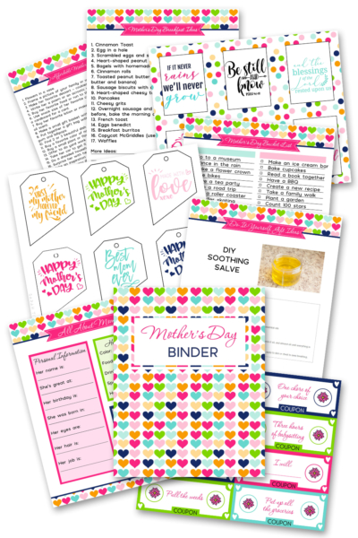 Mother's Day Binder