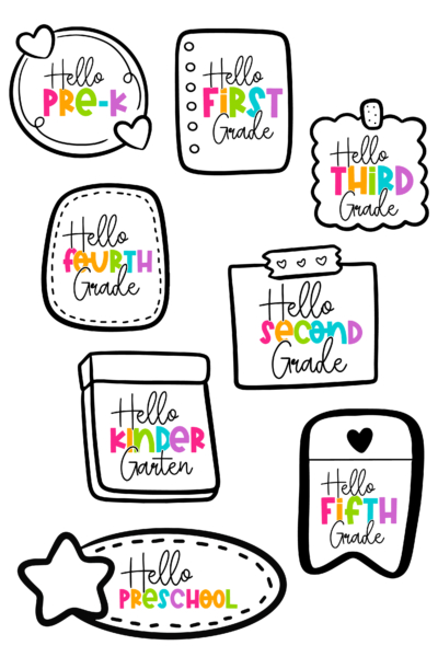 Teacher Hello Grade SVG-01
