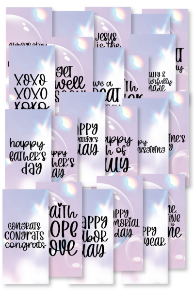 Bubbles Text Cards-01